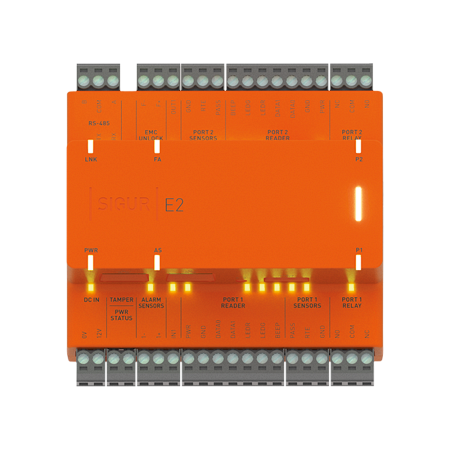 Сетевой контроллер Sigur E2 (До 2х точек доступа, Ethernet, DHCP, SNMP, OSDP)