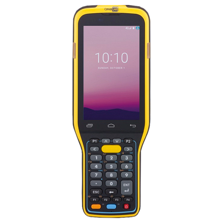 Терминал сбора данных CipherLAB RK95-X8-28K, Android 12, с камерой (Bluetooth, Wi-Fi, двумерный счит-тель дальнего действия - Zebra SE4850,  в комплекте с кабелем SNAP-ON и БП)